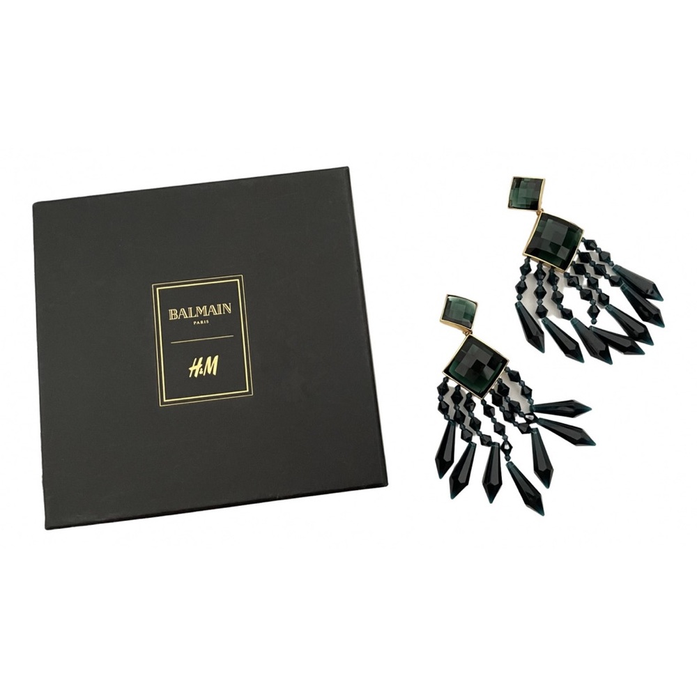 Limited edition Balmain x H&M Crystal Chandelier Clip-on Earrings